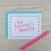 fancy & dancy birthday letterpress card