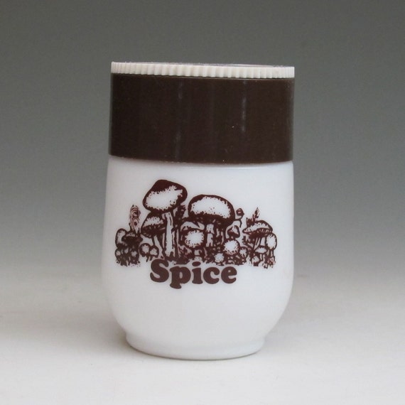 Items similar to Gemco spice jar with mushrooms on Etsy