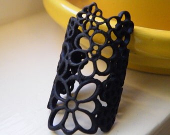 50% off this item, enter LOVE99 at checkout, Black Cuff Knuckle Ring, Knuckle Ring, Ring, Black Knuckle Ring