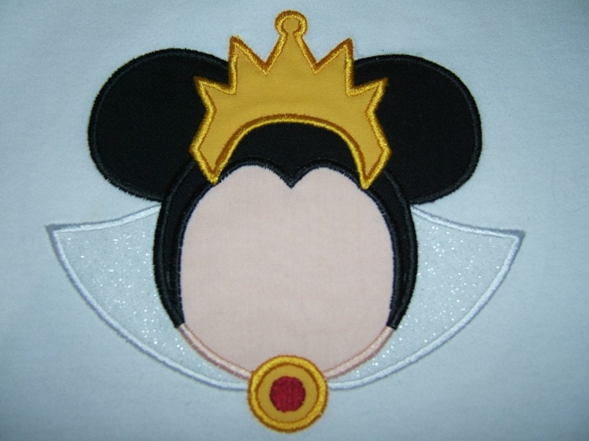 Personalized Minnie Mouse Snow White Evil Queen by babyandtototoo