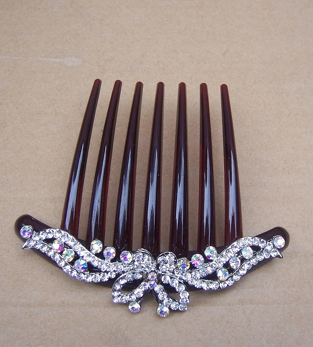 French twist hair comb decorative comb rhinestone hair pin