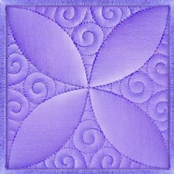 Machine Embroidery Design Quilt Block