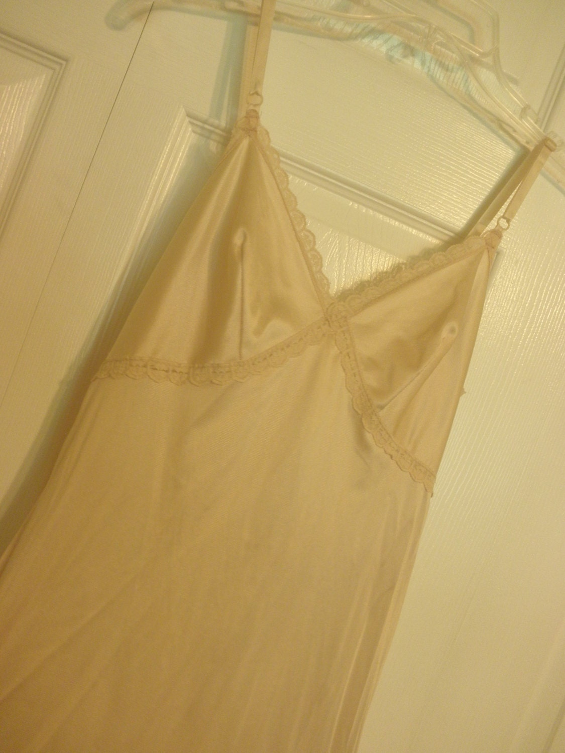 Vintage Beige Full Slip Sears Roebuck and Co