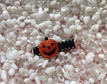Halloween Hair Clip - Pumpkin Hair Clip - No Slip Grip - Baby - Toddler - Girl - Teen - Adult Hair Clip
