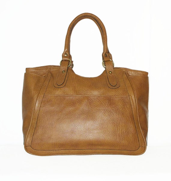 Tan Leather Tote Leather Bag Leather Handbag Julia by ChicLeather
