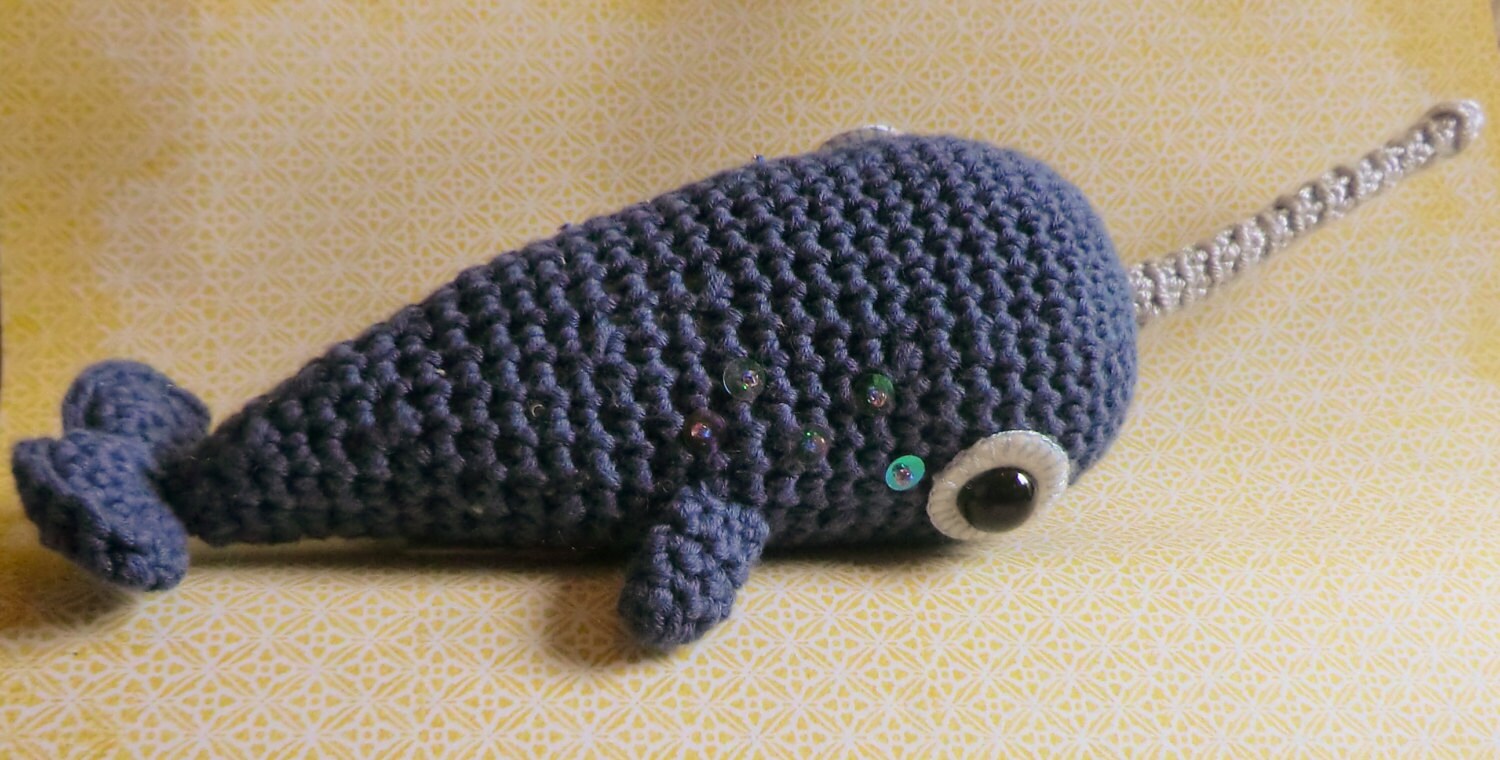 Norbert the narwhal amigurumi pattern crochet by ...