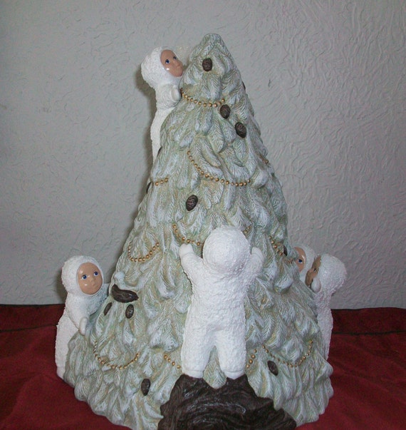 items similar to ceramic christmas tree snowbabies items similar to ceramic christmas tree snowbabies