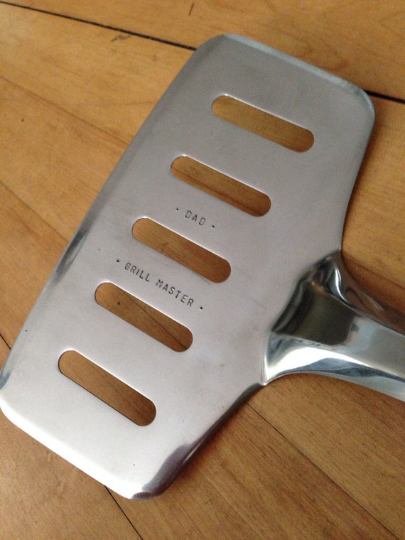Personalized GRILL spatula. Oversized turner great gift...