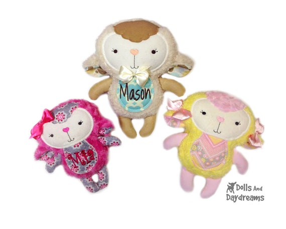 embroidery stuffies