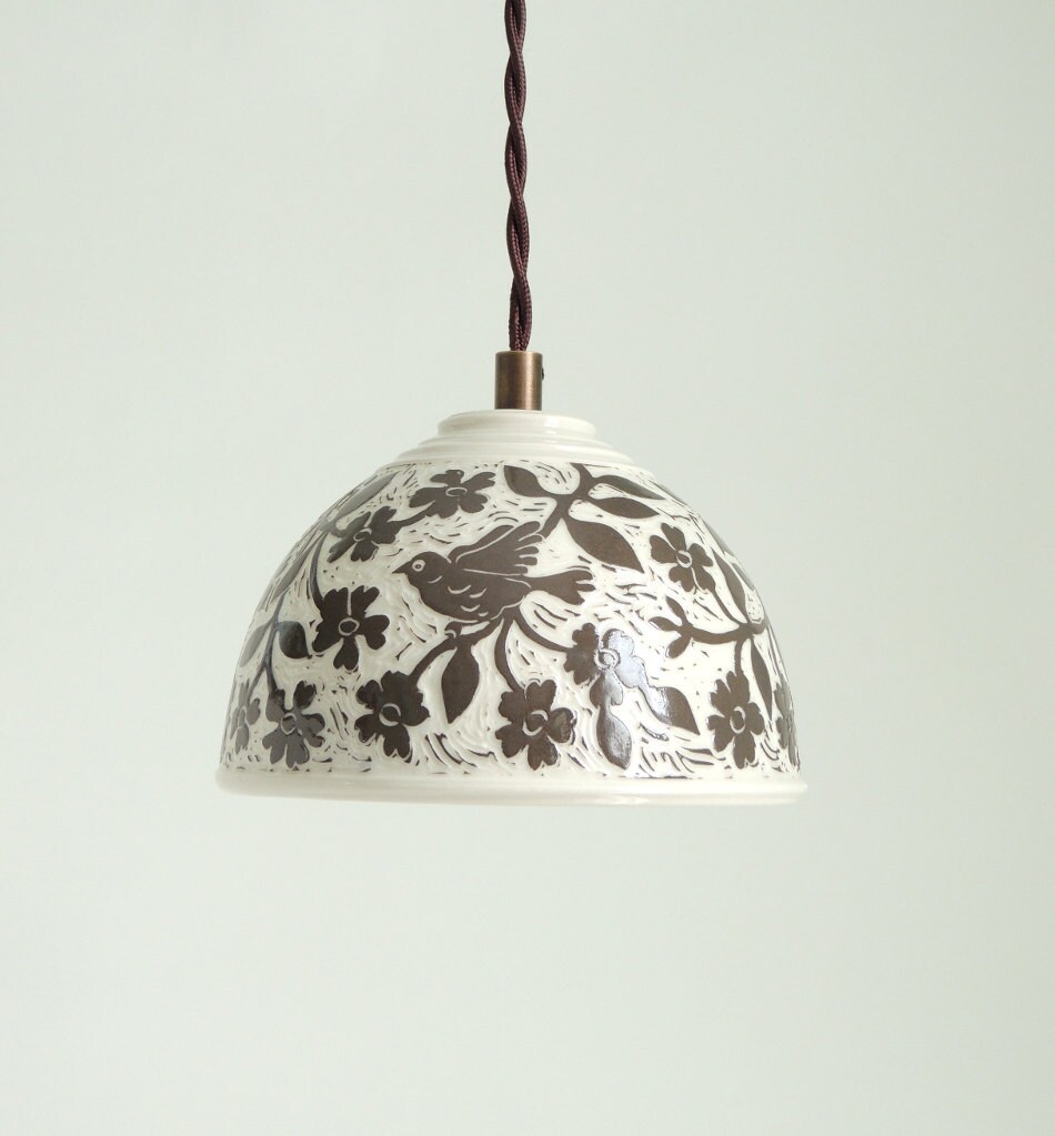 Pottery Pendant Light