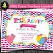 Pool Party Invitation - FREE Thank You Card included
