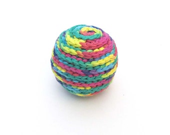 Spiral Squeaker Dog Ball Toy - Choose Your Color