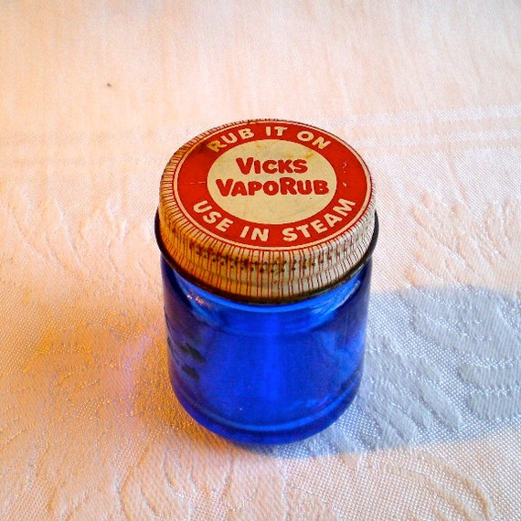 Vicks Bottlevintage Vicks Vaporub Bottle 1950s By Vintagedottirose