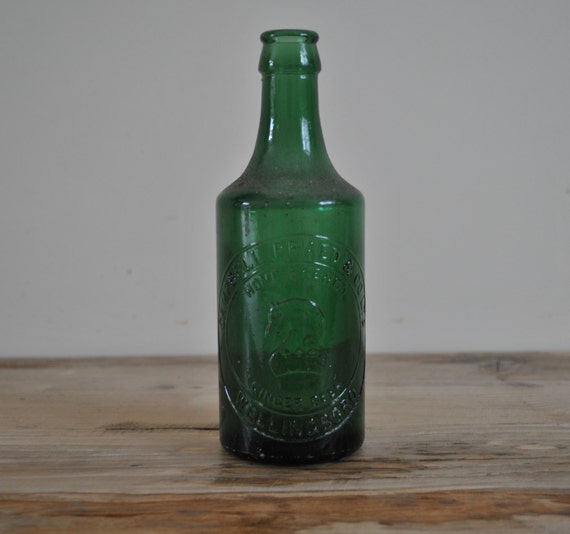 Vintage glass bottle Campbell & Praed Co Ltd Ginger Beer
