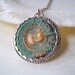 Ready to Ship Jewelry. Long Medallion Necklace. Sterling Silver Cameo Necklace.