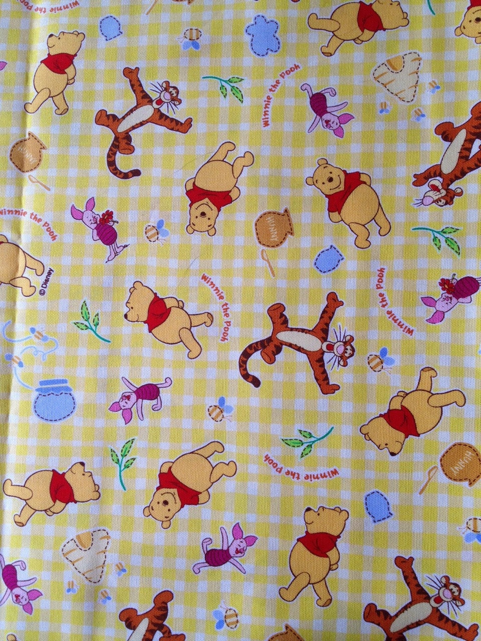 Winnie the pooh Disney fabric 100cm x 70cm