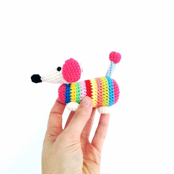 dog crochet wiener pattern Dachshund Pattern Dog Crochet Wiener annemariesbreiblog by