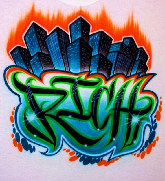 airbrush graffiti t shirt