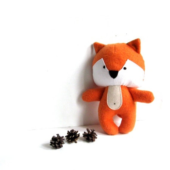 Fox foxy rag doll soft toy stuffed toy fox plushie fox softie