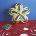 Trifari Goldtone Flower Brooch Vintage
