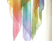 Rainbow Play Silk  35" x 35" - Waldorf playsilk