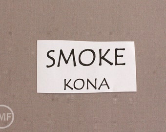 One Yard Smoke Kona Cotton Solid Fabric from Robert Kaufman, K001-1713