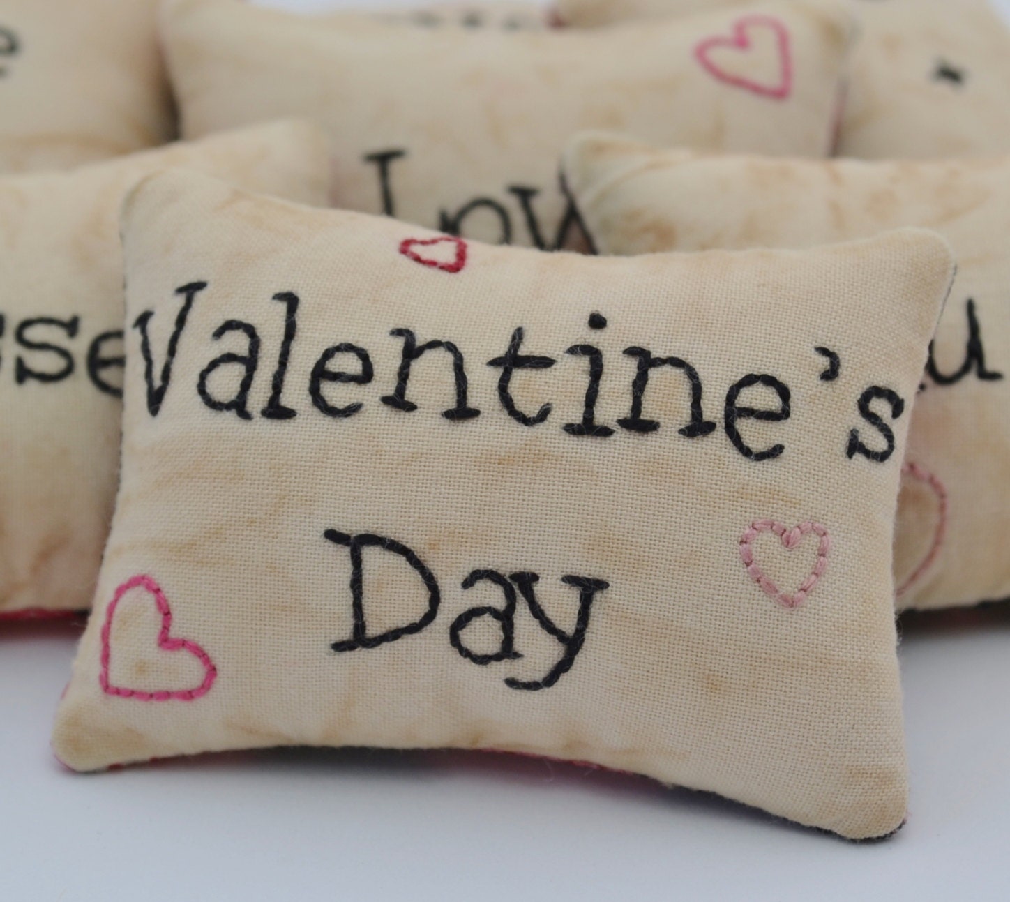 Valentines Day Decorative Pillows Love Rustic by RyensMarketplace