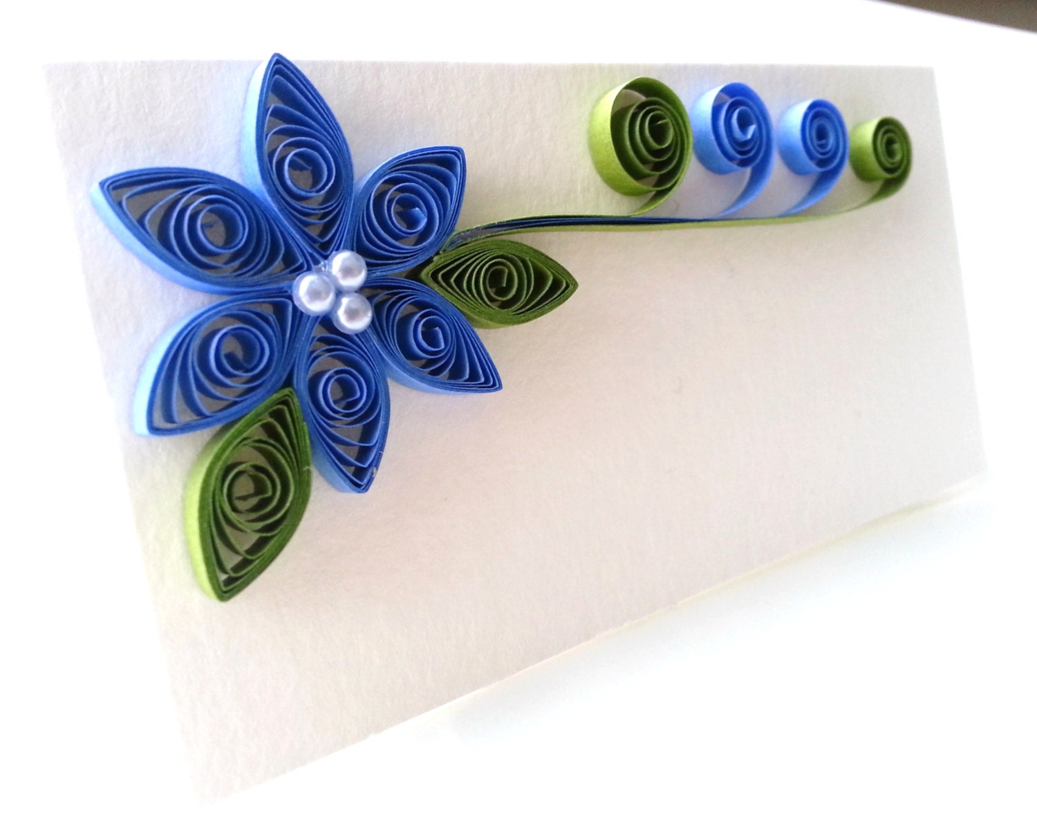 Wedding Place Card Paper Quilled SAMPLE Listing