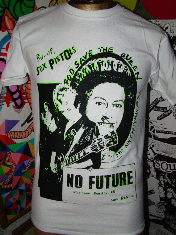 no future sex pistols shirt by addicted to chaos mens