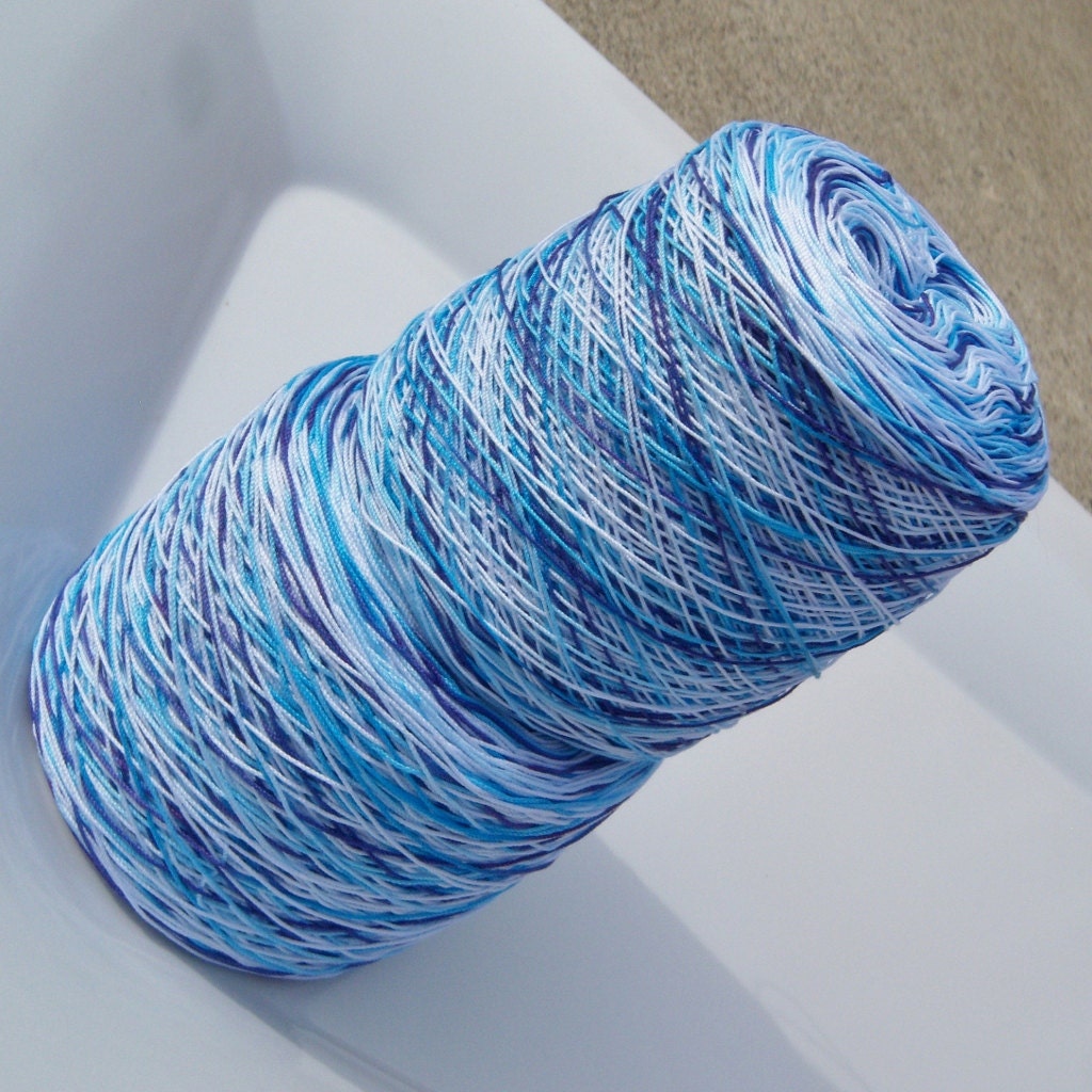 Tatting Thread Cotton Size 20 or 40 Hand Dyed Pretty