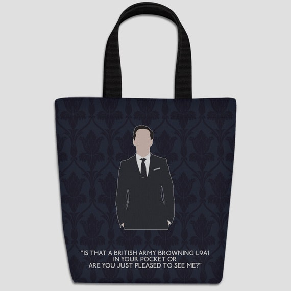 Sherlock tote bag - 16" x 16" Moriarty edition (Choose from 3 designs - Made to order)