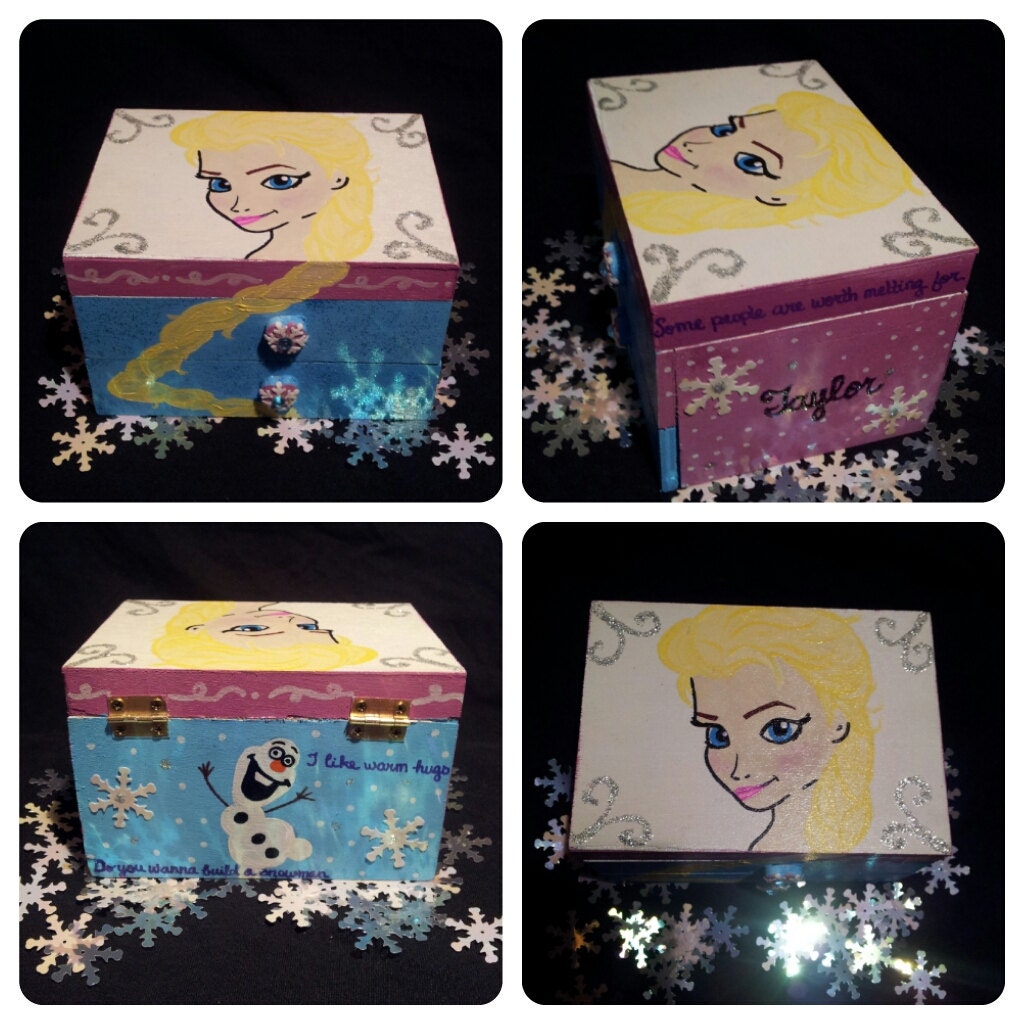 Frozen themed jewelry box