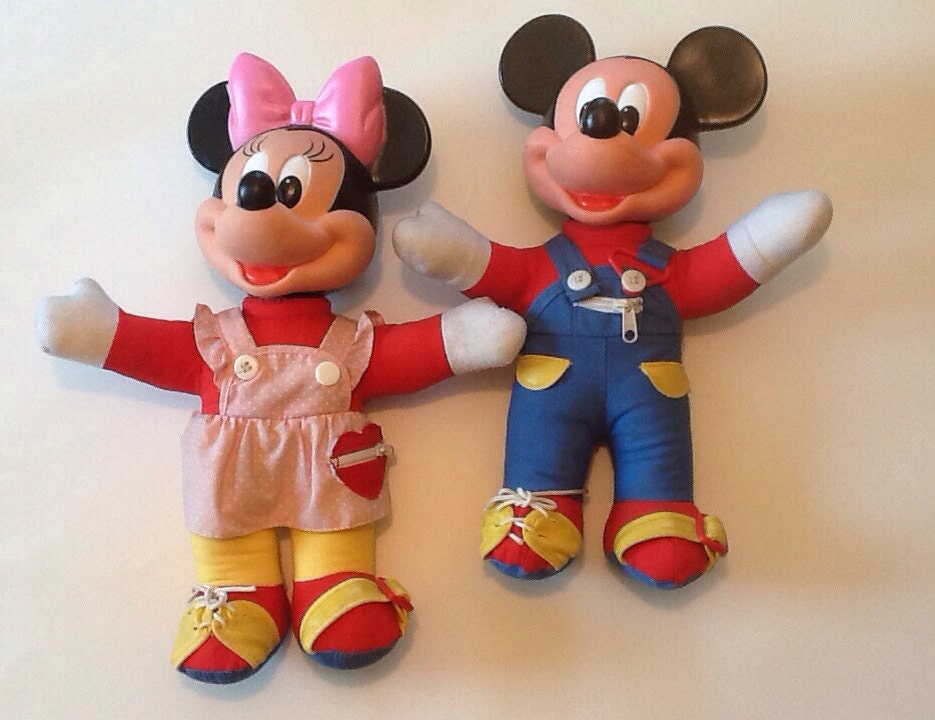 mickey and minnie dolls