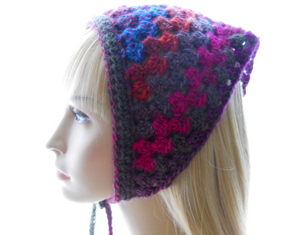 Women's Kerchief Wool Blend Kerchief Crochet