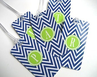 Luggage Tag Family 5 Pack- Custom Monogram Luggage Tag - Travel Accessories - Personalized Luggage Tag - Travel Tag