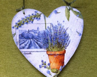 Decoupage Shabby Chic Double Sided Wall Decoration Love To Garden