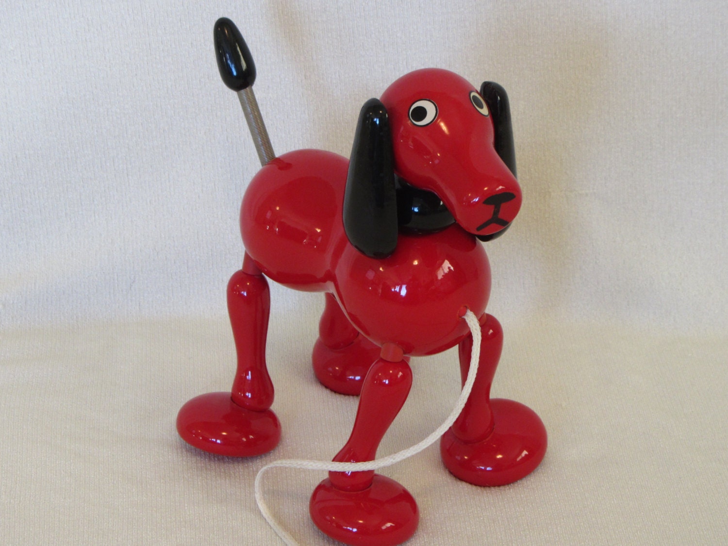 vintage dog pull toy