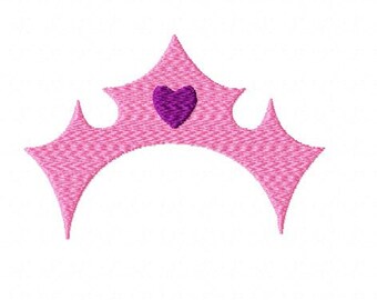 Princess Tiara Embroidery Design