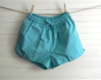Vintage Shorts, Tennis Shorts, 1980 s Teal Shorts SALE ...