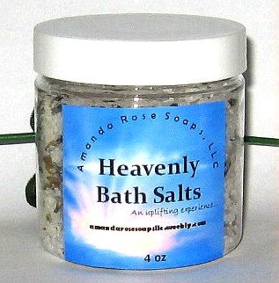 Items similar to Heavenly Bath Salts 4 oz on Etsy