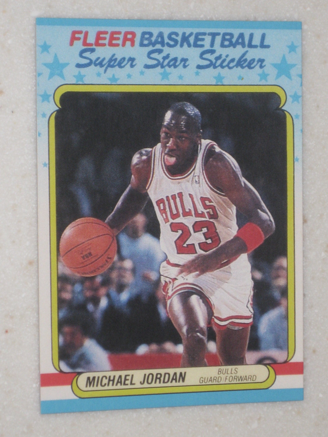 1987 88 michael jordan fleer card