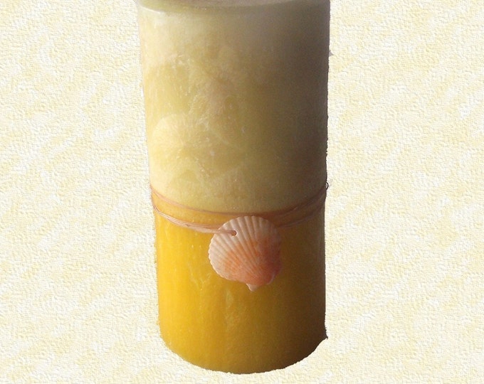 Pineapple Coconut Pillar Candle