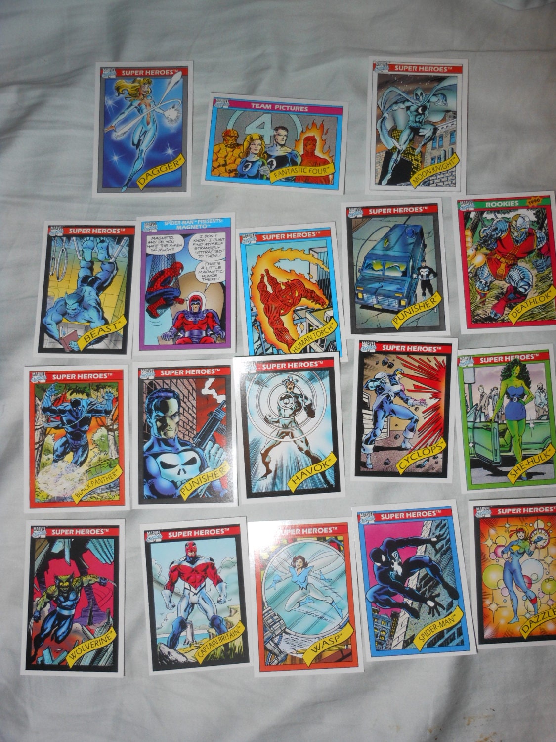Marvel trading card lot Marvel Universe I 1990 deathlok