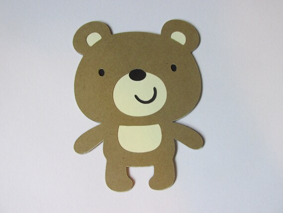 4 Bear die cuts 4 paper die cuts 3.5 Teddy Bears