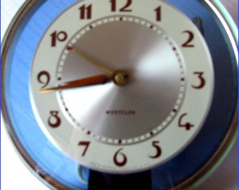 Vintage Mint ART DECO Clock 1940'S by Westclox