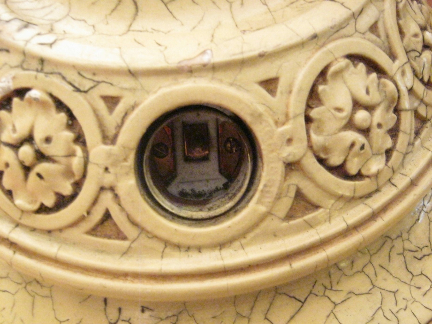 Antique Flush Mount Ceiling Medallion Light Fixture