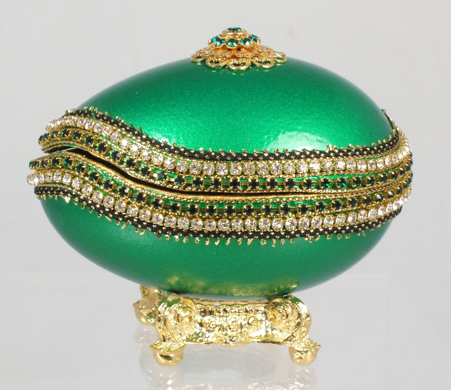Decorated Goose Egg Faberge Egg Style by RichardFreskos