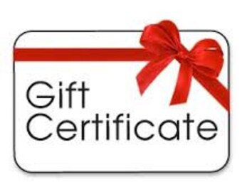 One Charming Treasure Gift Certificate, Gift Card, Etsy Custom Gift-Birthday Gift Certificate-Last Minute Gift-Same Day Shipping, E-Card