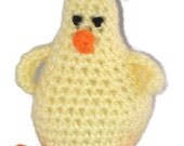 Crochet Baby Easter Chick, Stuffed Toy, Yellow, Baby, Baby Shower Gift