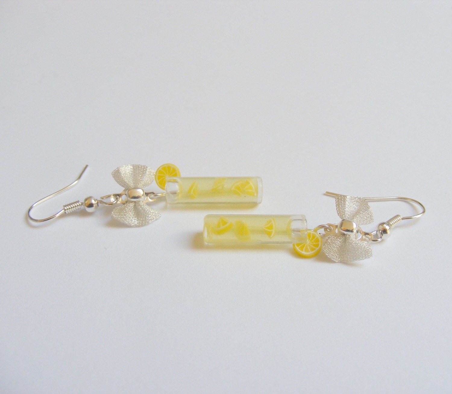 Food Jewelry Lemonade Earrings Lemonade Jewelry Lemon by NeatEats